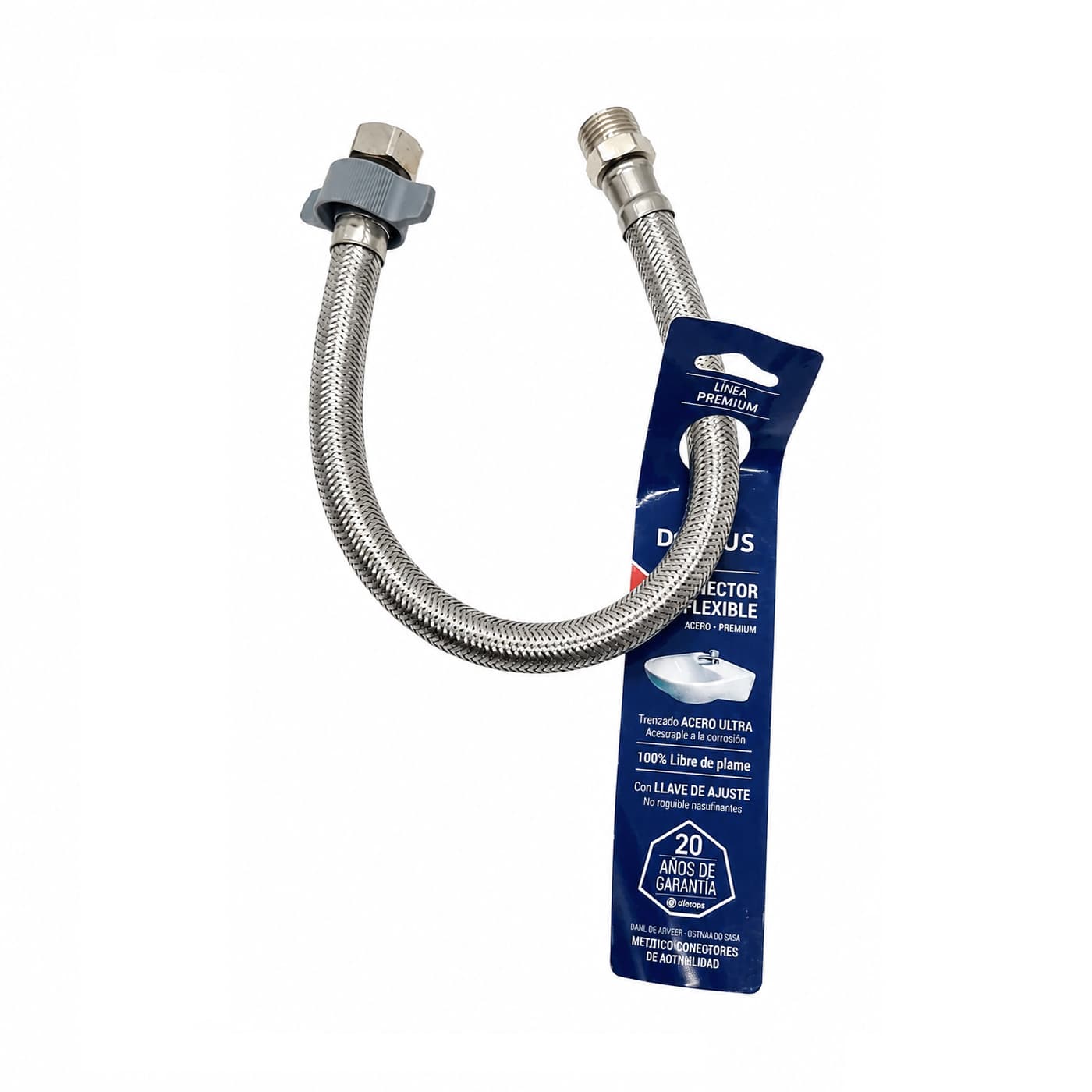 Conector Flexible H1/2"-M1/2" DOMUS - Imagen 2